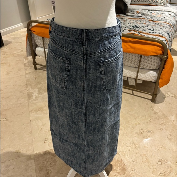 Rag & Bone Blue Denim Skirt - Picture 4 of 8